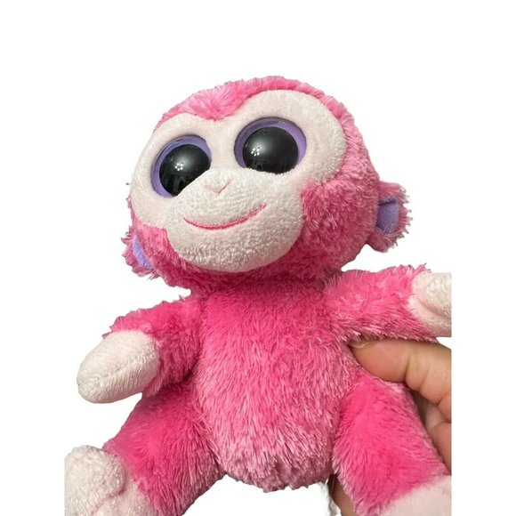 TY BEANIE BOOS - RAZBERRY the 9" MONKEY (MEDIUM) - MINT - Picture 7 of 7